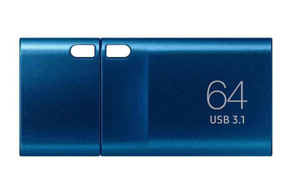 Samsung Type C Usb Flash Drive 64Gb | Transfers 4Gb Files In 15 Sec W/Up To 300Mb/S - Blue